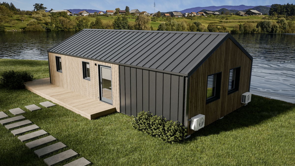 XL tiny house trades portability for apartment-style comfort