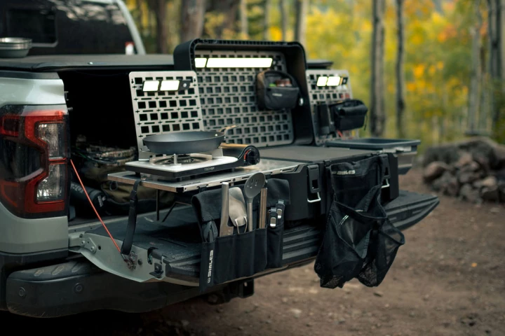 The Dialed Camp Kitchen is presently on Kickstarter