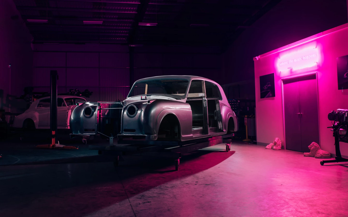 Lunaz's extensive process includes more than just pulling out the engine, stripping each car dow