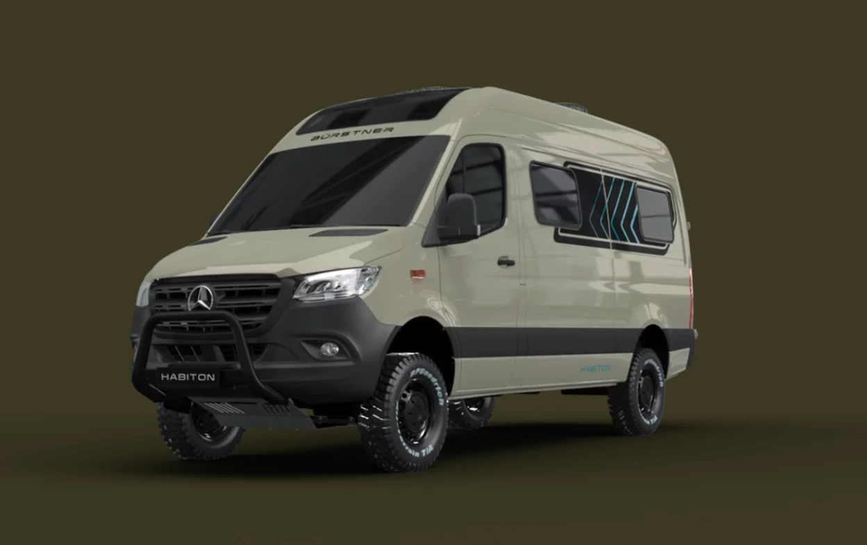 The off-road-ready Bürstner Habiton HMX 6.0 with available off-road package