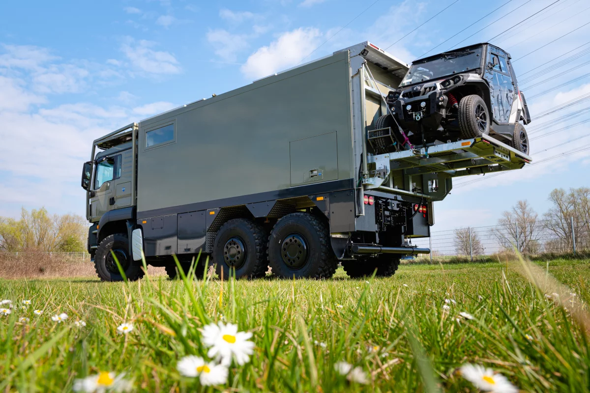 The Unicat MD56c comes powered by a 532-hp diesel engine