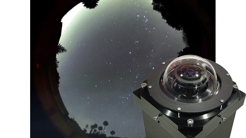 The SBIG AllSky cameras provide horizon-to-horizon imaging for meteor watching and weather monitoring