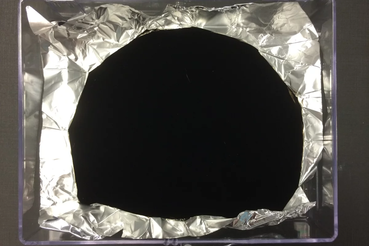 Vantablack is produced using a patented, low-temperature carbon nanotube growth process