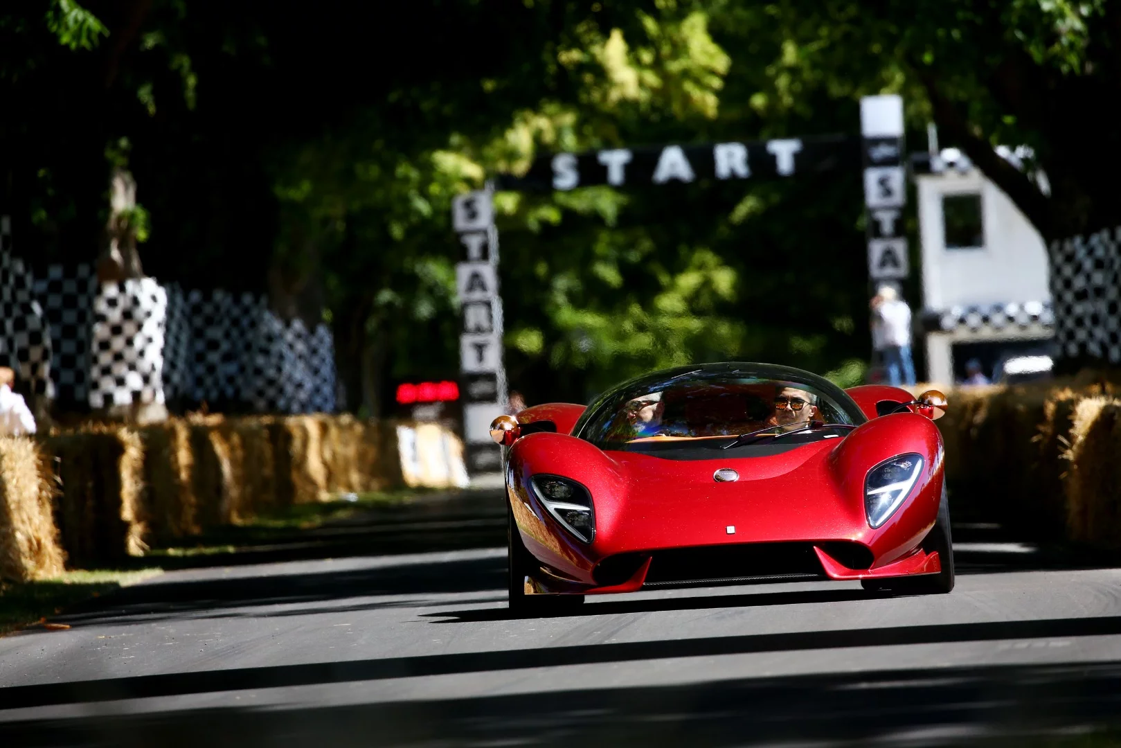 The stunning De Tomaso P72 made its worldwide debut at Goodwood
