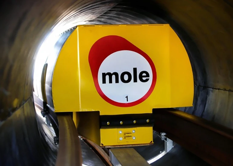 UK firm Mole Solutions is exploring the possibility of using small robot trains running on underground tracks to manage deliveries (Photo: Mole Solutions)