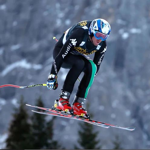 The D-air Ski provides impact protection for the high-speed world of ski racing