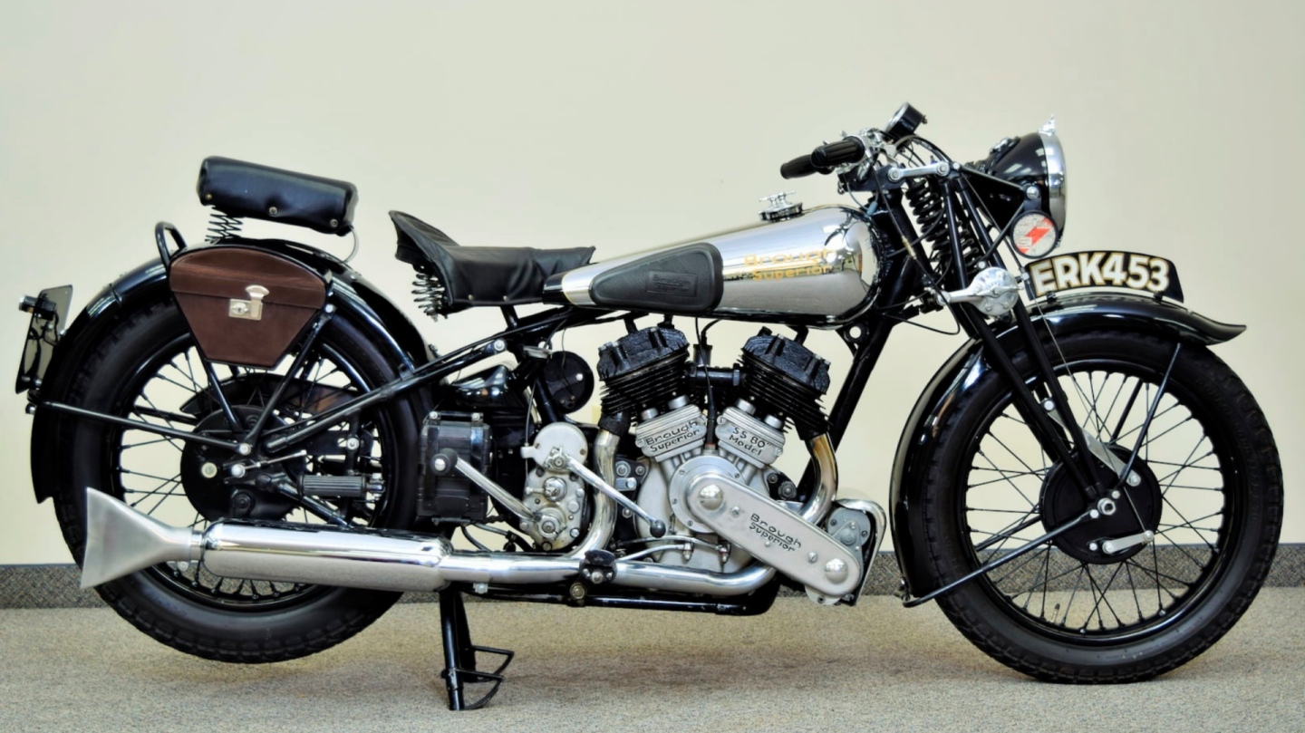 $73,700 | 1938 Brough Superior SS80 | Auction Link: Mecum
