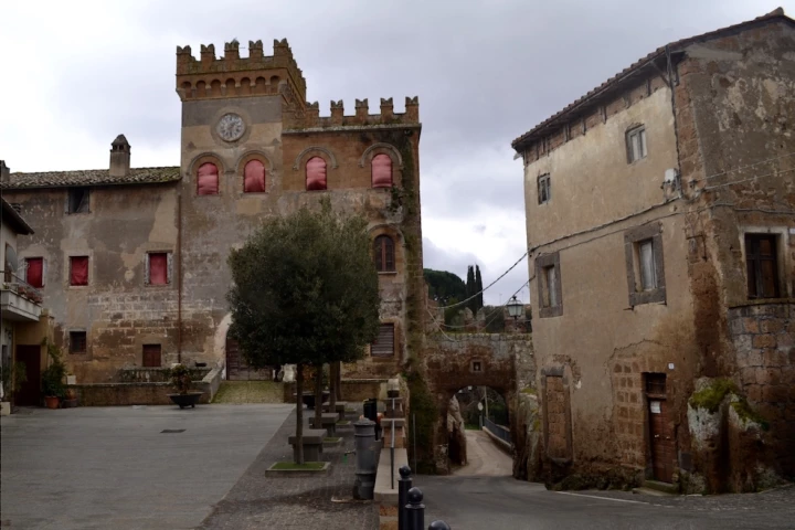 Castello di Blera is a castle located in the center of the village of Civitella Cesi, a small hamlet of ancient Etruscan origin