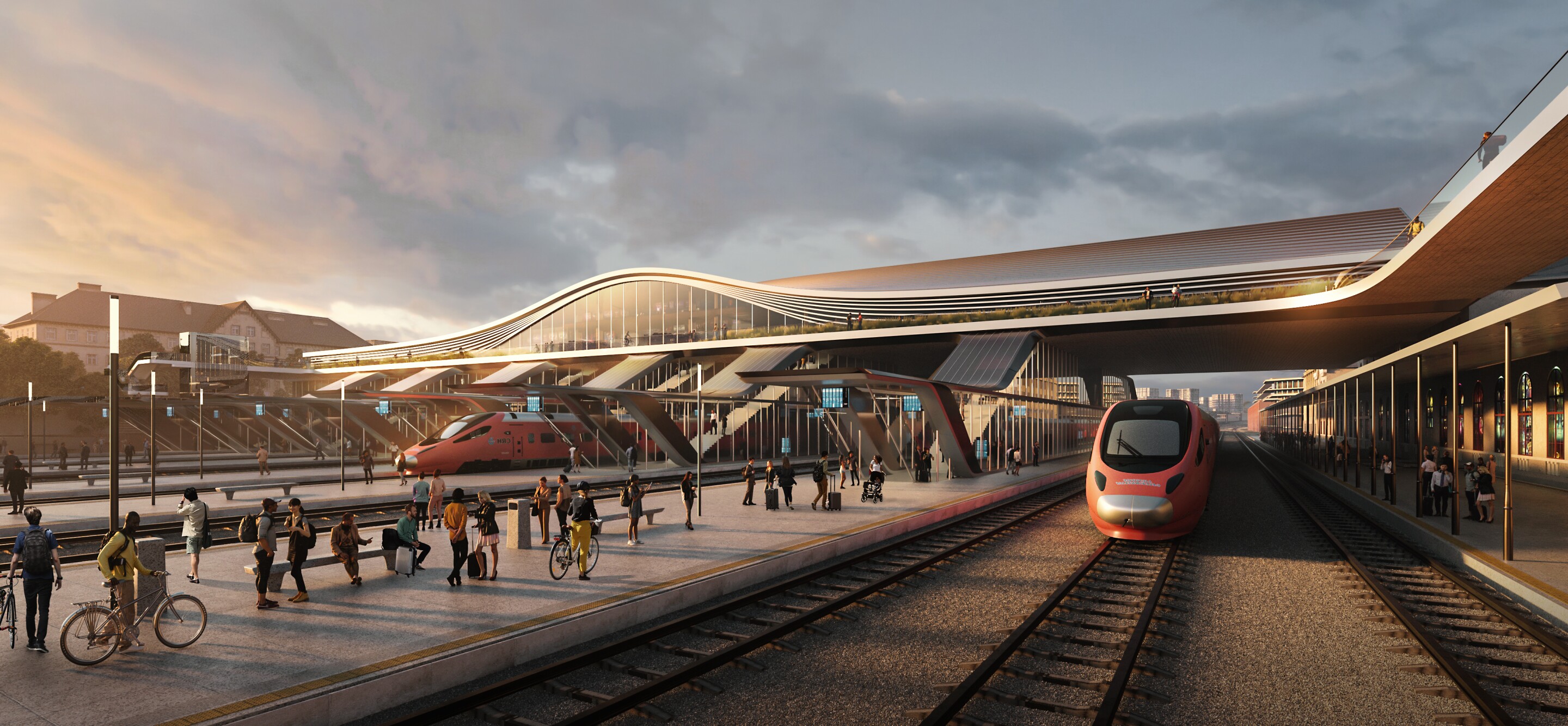 ZHA Blends Old And New With Ambitious Train Station Renovation zha-blends-old-and-new-with-ambitious-train-station-renovation
