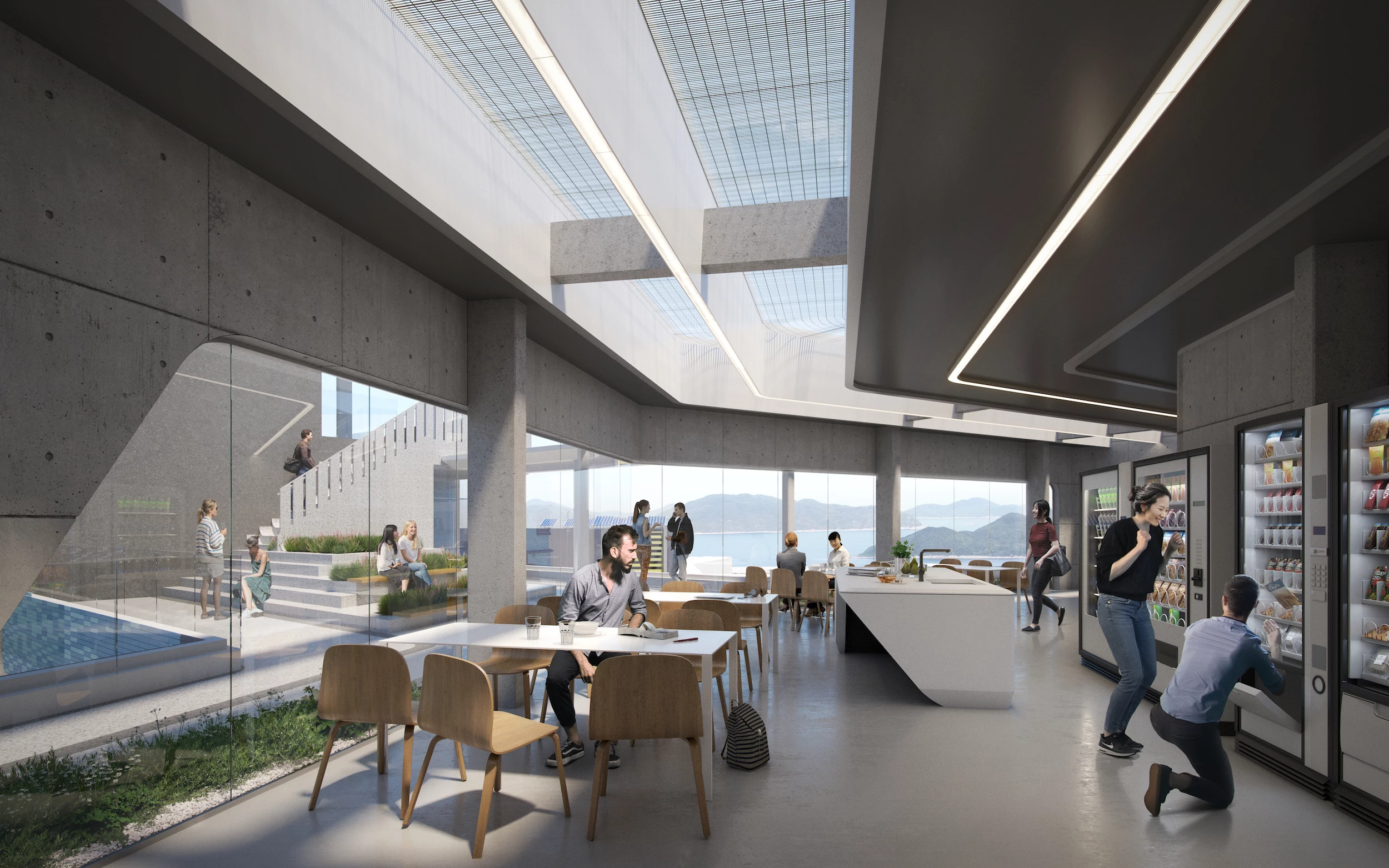The HKUST Student Residence Development will feature private bedrooms and communal social areas