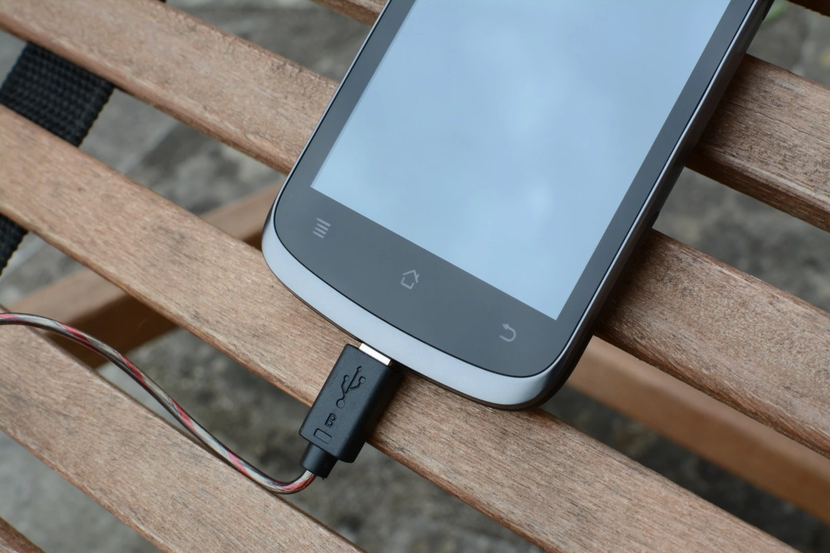 Since many Android devices have their micro-USB port on the bottom edge, the cable can seem shorter than it actually is