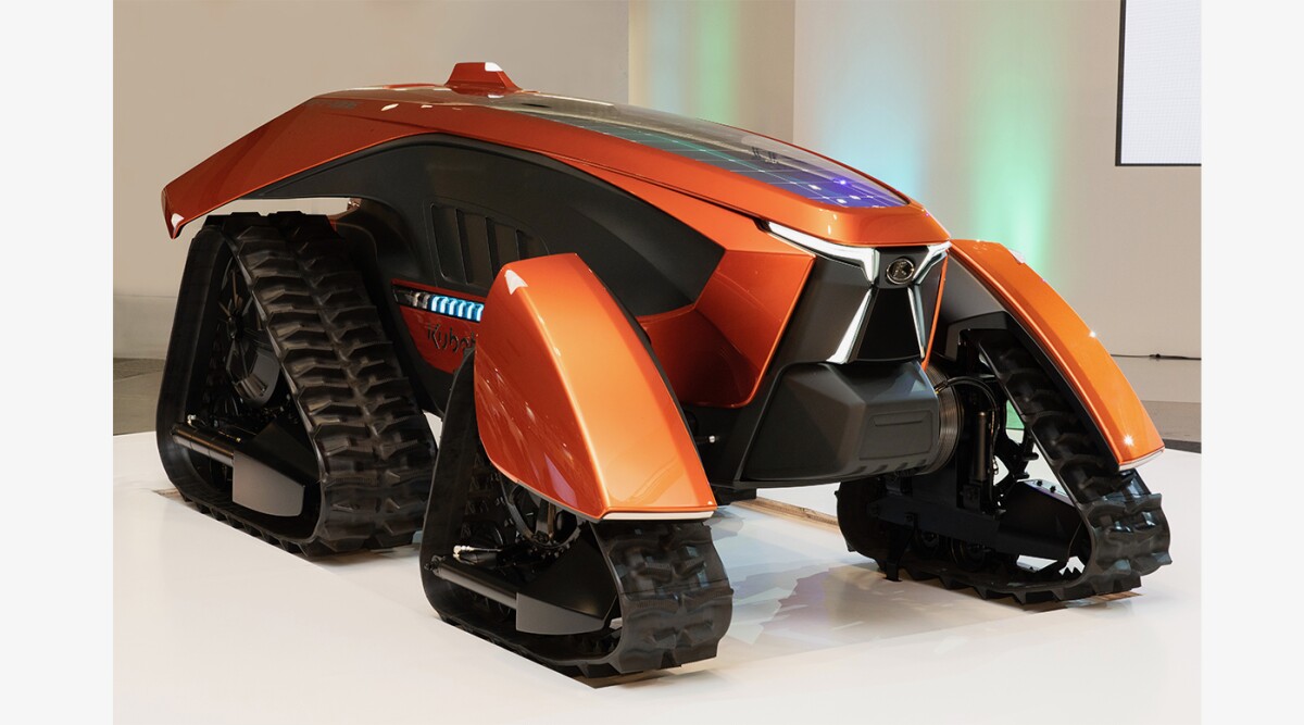 Kubota unveils radical autonomous electric tractor in Japan