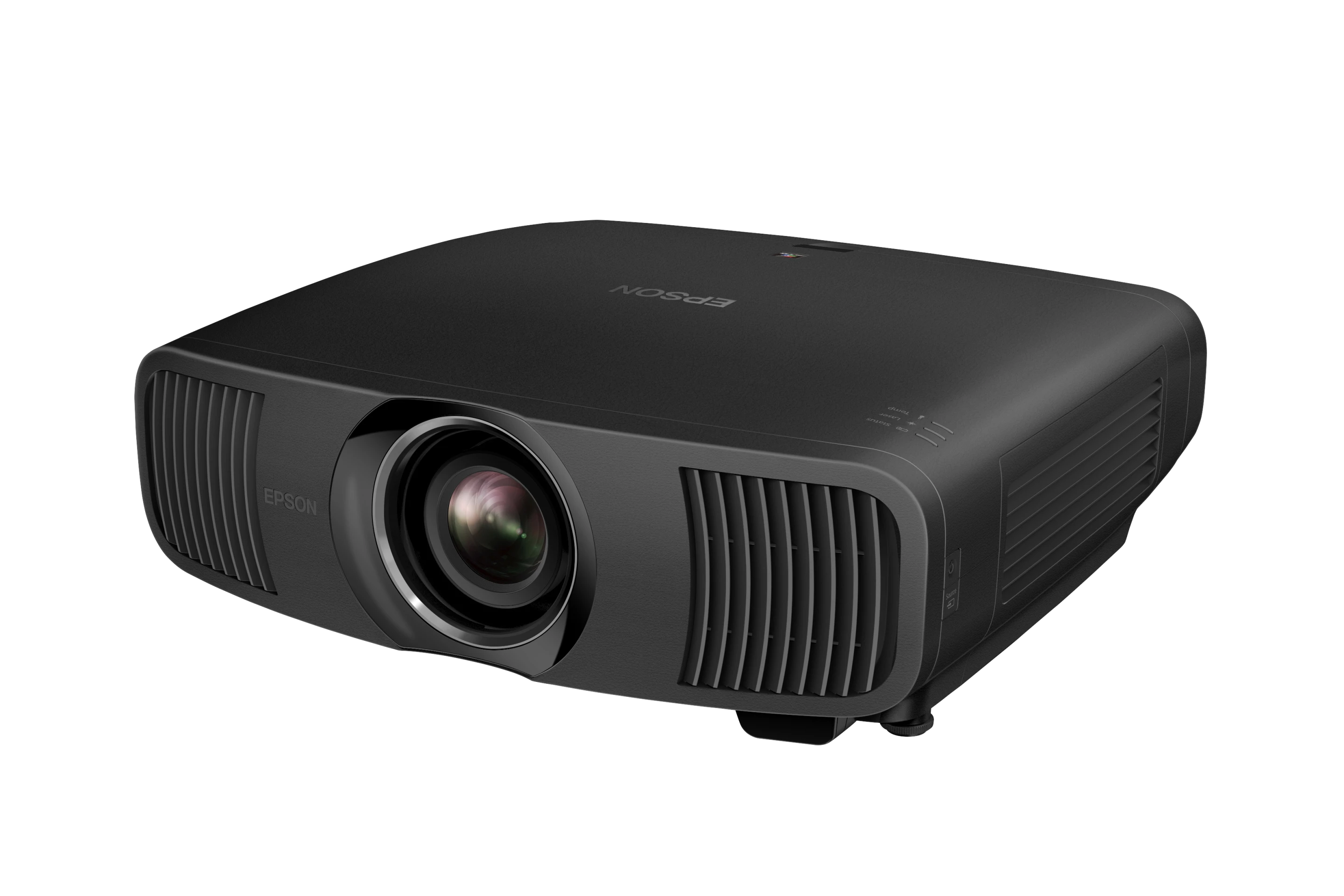 The LS12000 4K laser projector can output 2,700 lumens of white and color brightness, offers a dynamic contrast of 2,5000,000:1 and can throw up to 300 diagonal inches on a wall or screen