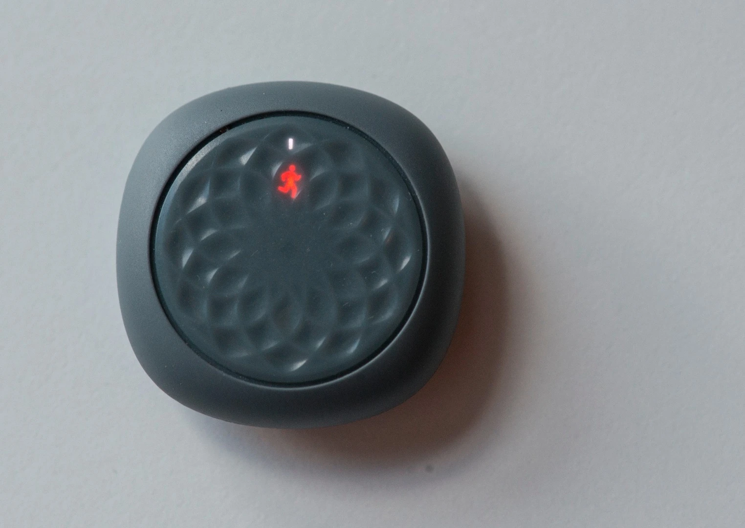 The Jawbone UP Move fitness tracker uses a button-pressing flashing-light interface