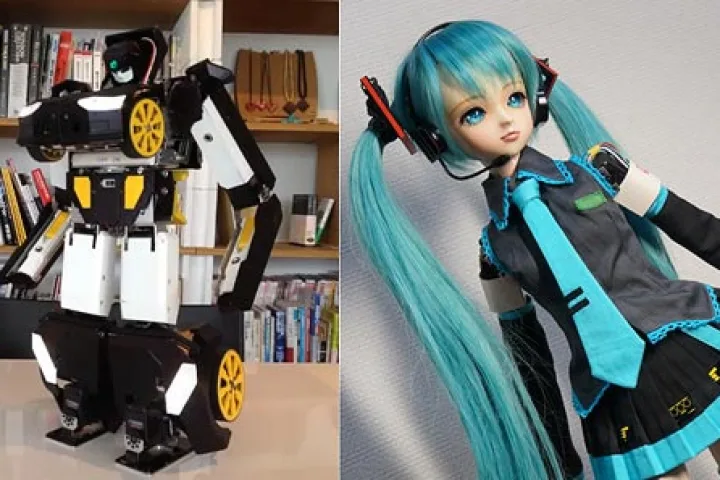Two impressive hobby robot projects from Japan show what is possible with current consumer-level technology