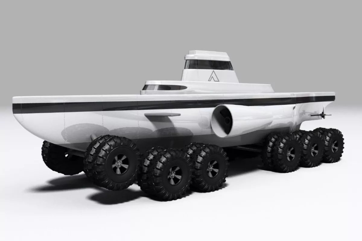 Philip Pauley's proposed Pathfinder submarines would be able to crawl along the sea floor, or move through the water when necessary