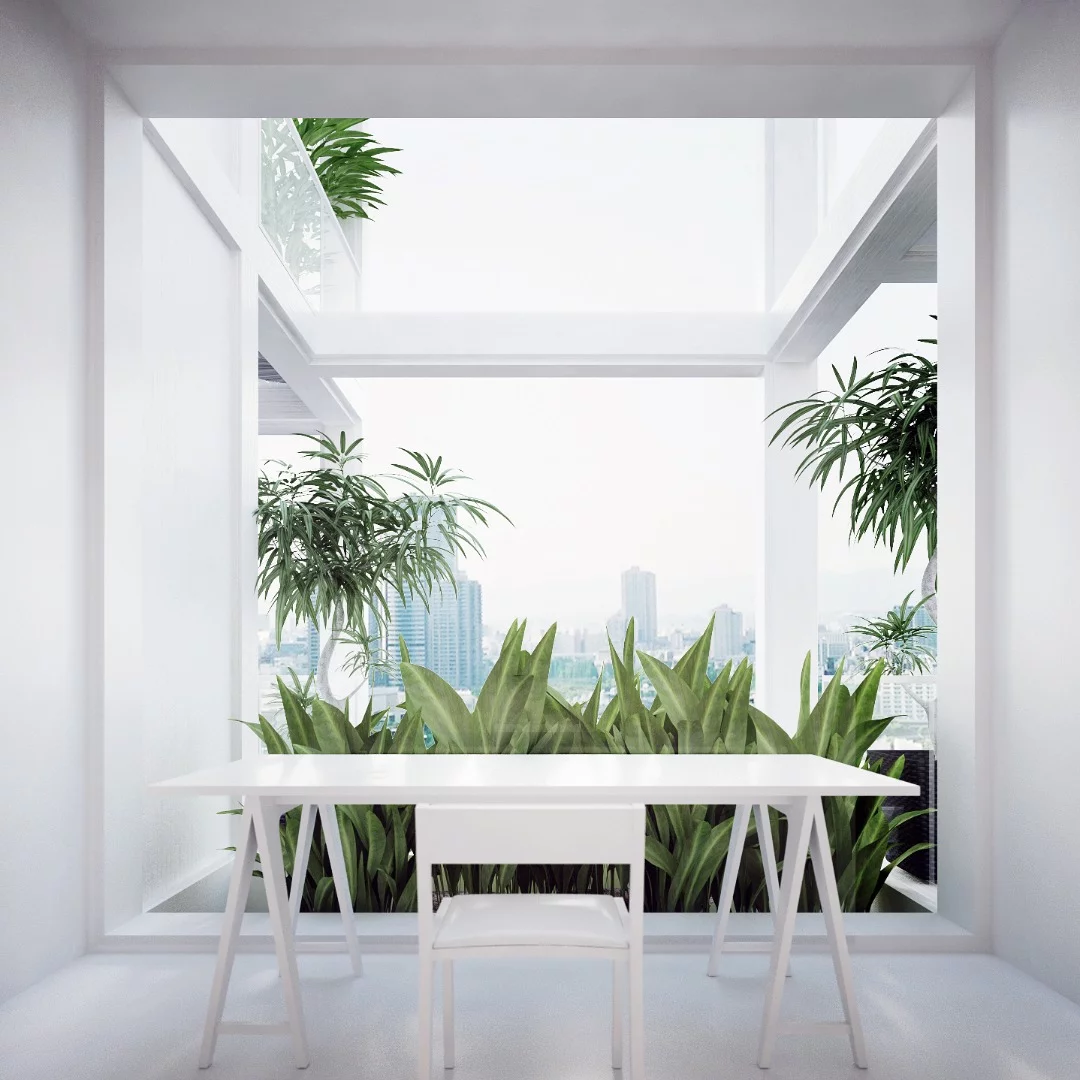 Residents can choose from different prefabricated modules that slot into the tower's framework