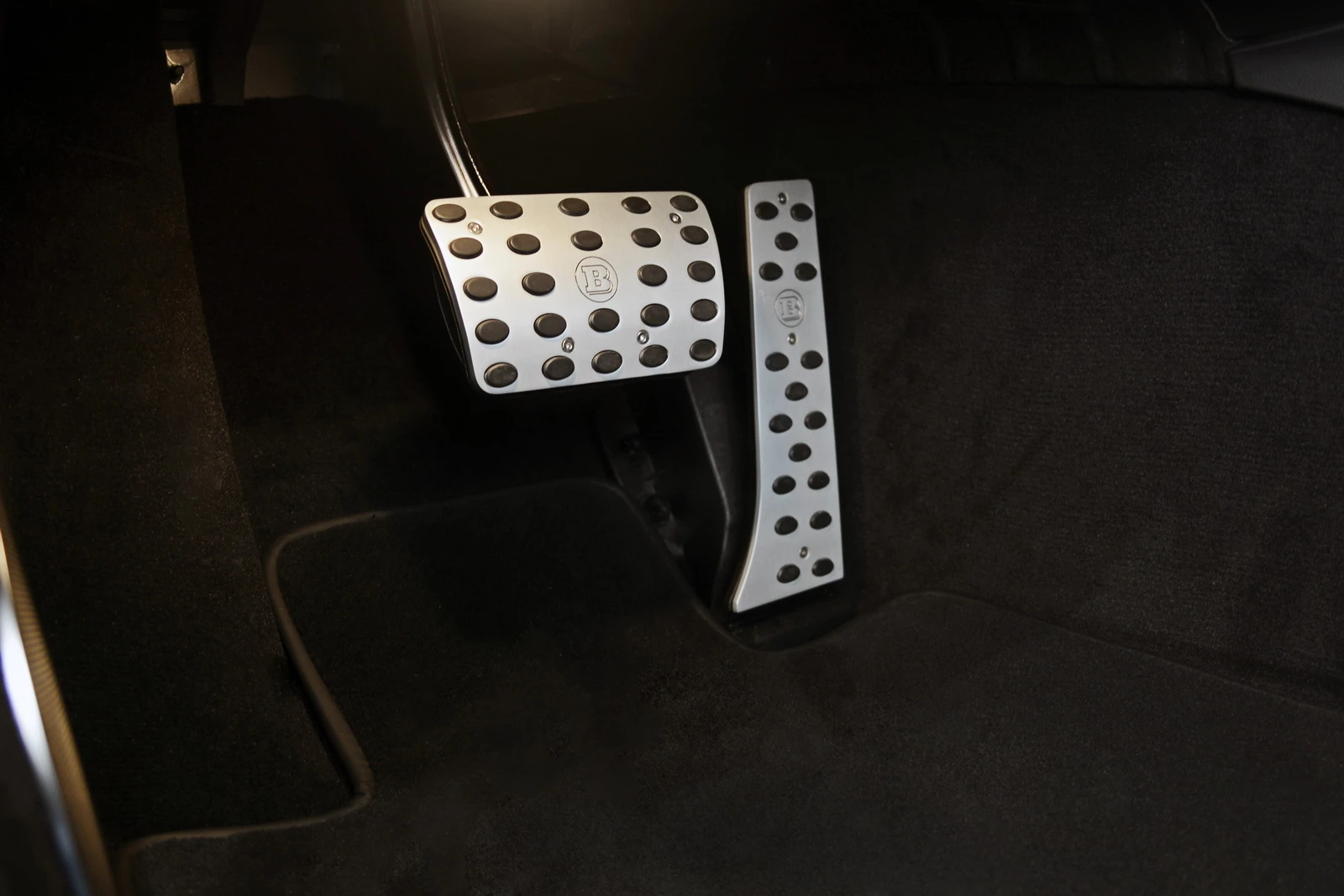 There are lots of little touches with the Brabus logo around the cabin