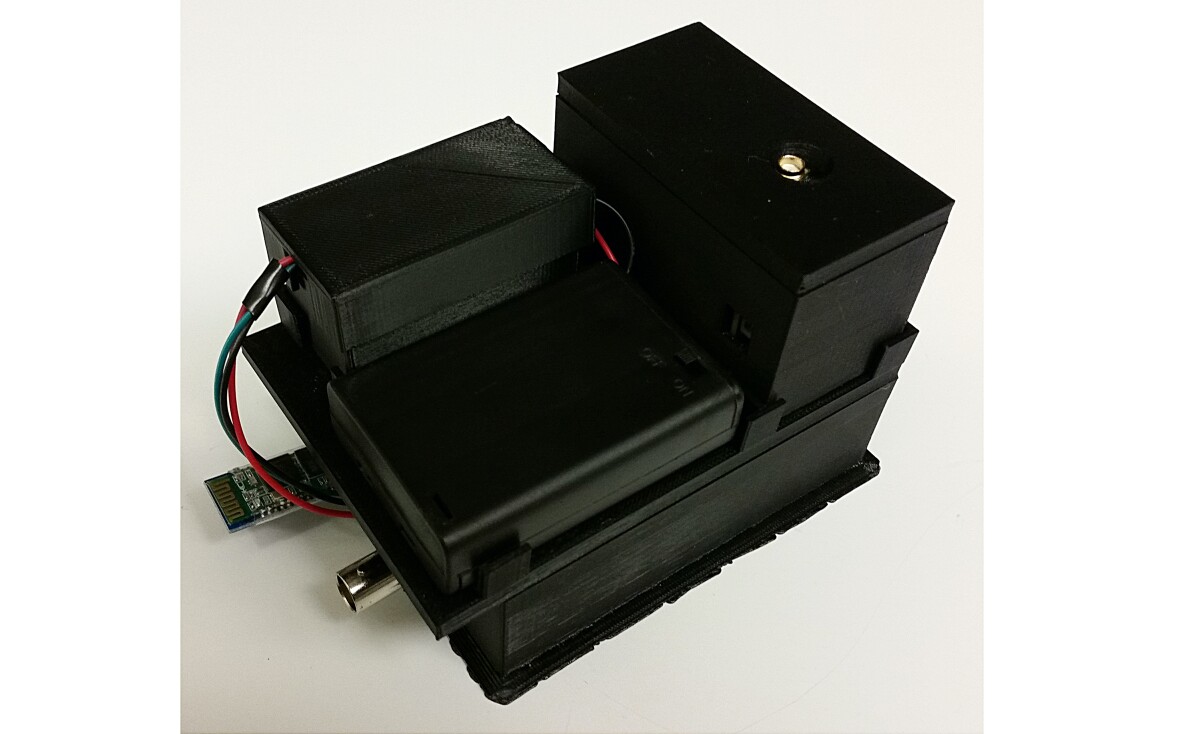 The prototype silicon photomultiplier (SiPM)