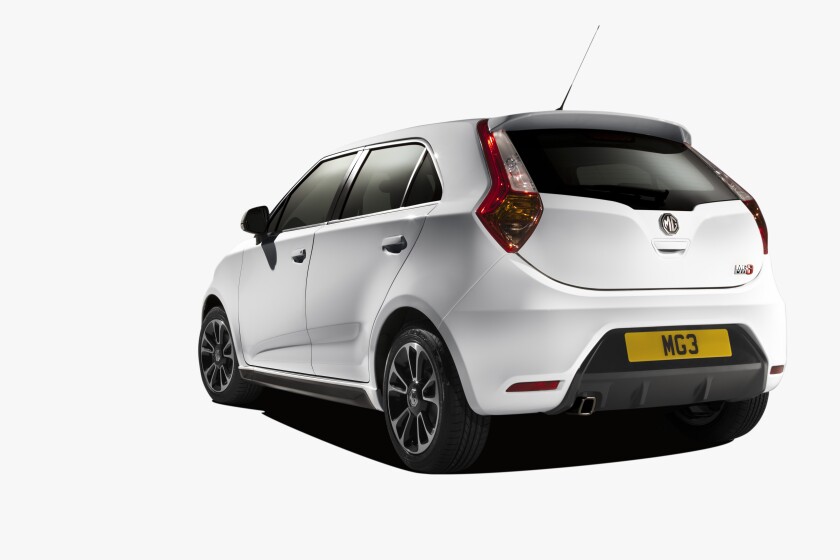 Dual-color side skirts echo the MG ZERO concept, giving the effect of a lowered stance
