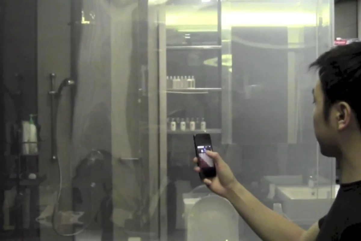 The Sonte Film connects wirelessly to a smartphone app to instantly turn any window from clear to opaque at the press of a button