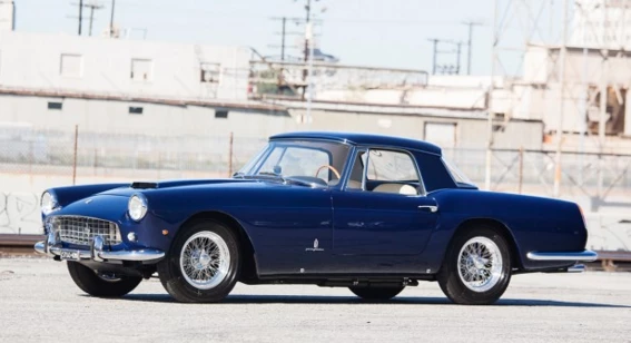 This 1960 Ferrari 250 GT Series II Cabriolet from the Tony Shooshani Collection has an estimated value of $2,000,000 - $2,300,000