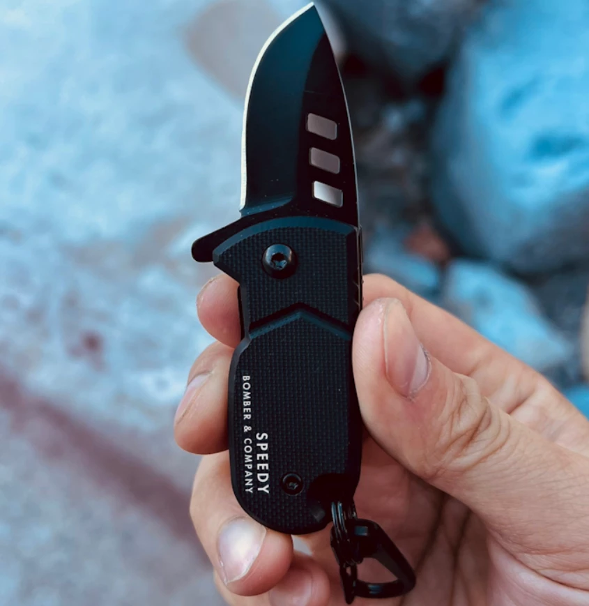 The perforations on the blade are designed to reduce surface area and create air pockets between the steel and material being cut for smoother cutting action
