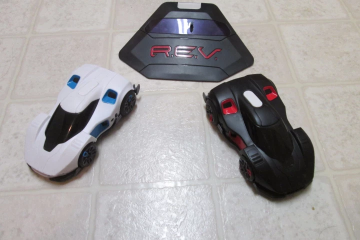 The REV system allows players to square off against one another or a computerized foe