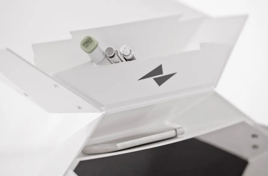 Solid Gray is equipped with two separate, smaller compartments that are reportedly suitable for carrying smaller items
