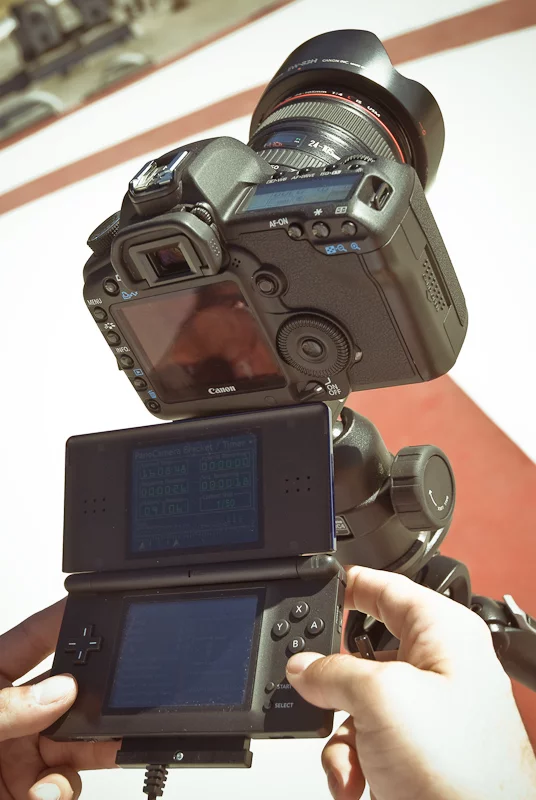 Cracking open and taking control of a digital camera's settings with a Nintendo DS