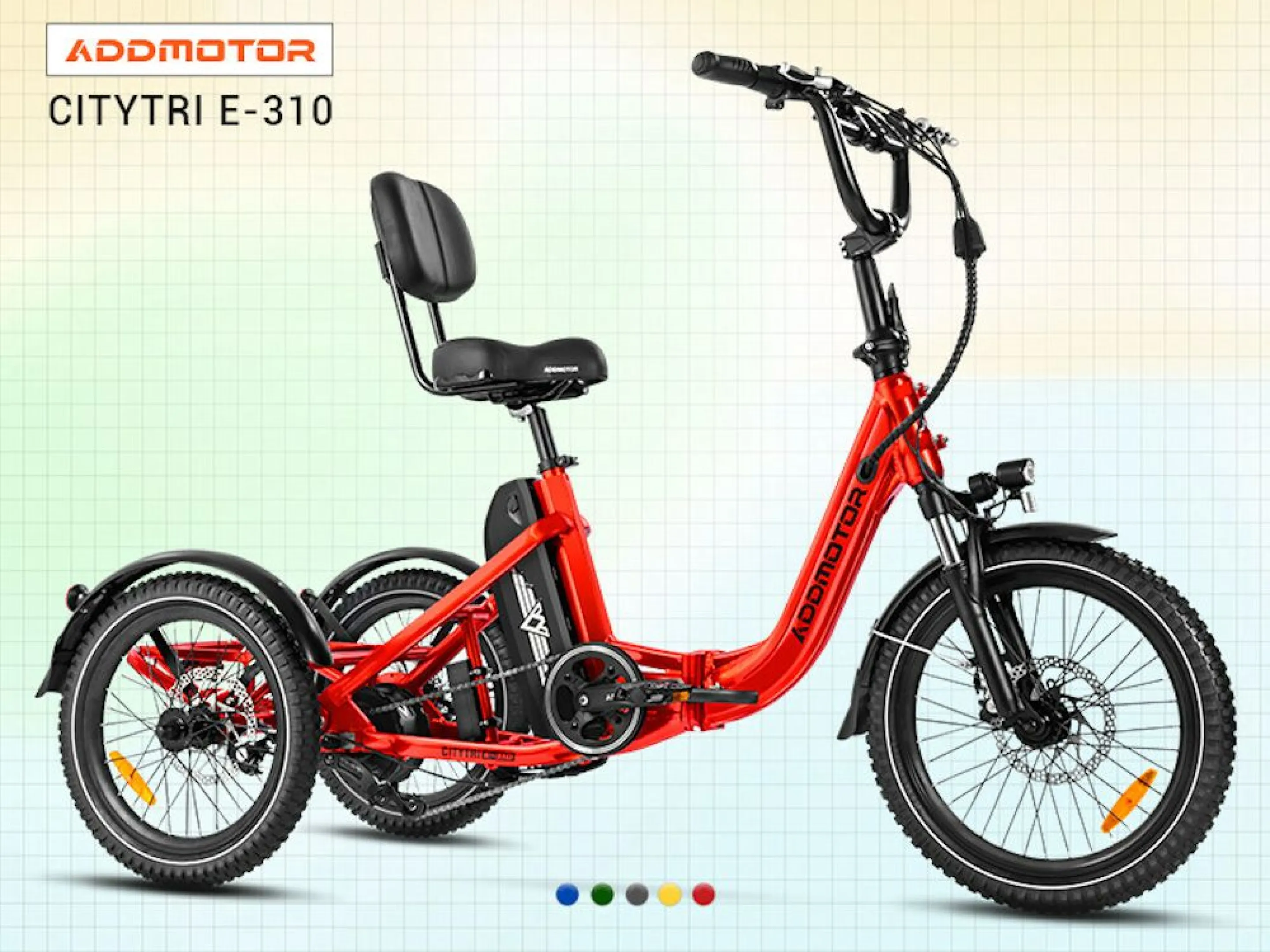 Addmotor rolls out 90-mile pedal-assist folding trike for under $2,000