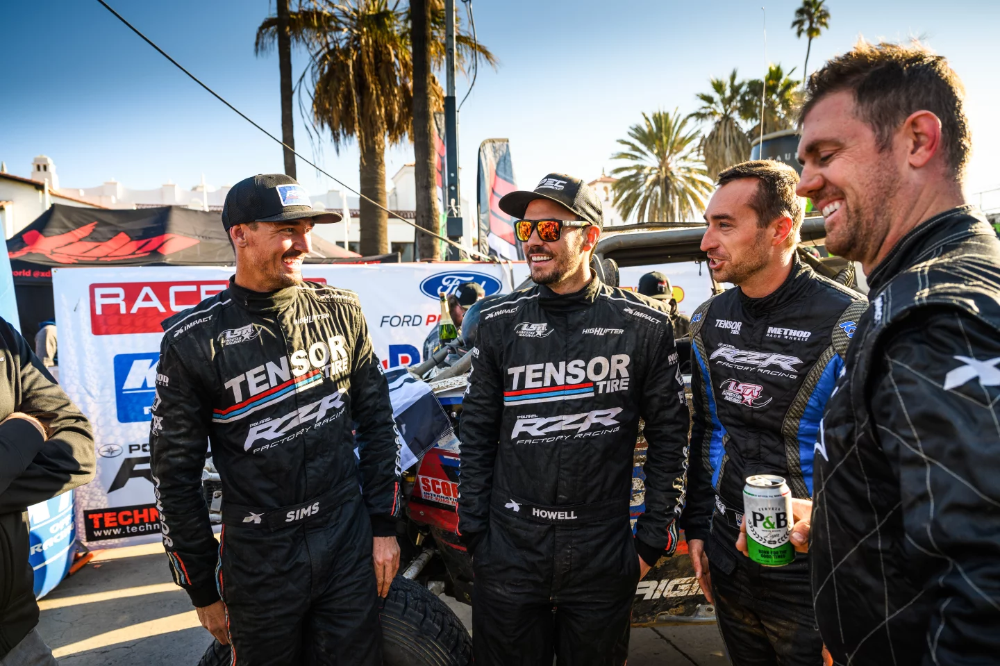 L-R: Branden Sims, Skyler Howell, Eric Borgen, Matt Holmes. This group of buddies has been riding together in the Arizona desert since they were kids