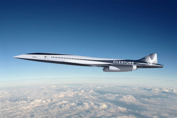 Boom Supersonic says its Overture passenger airliner will hit cruise speeds of Mach 1.7