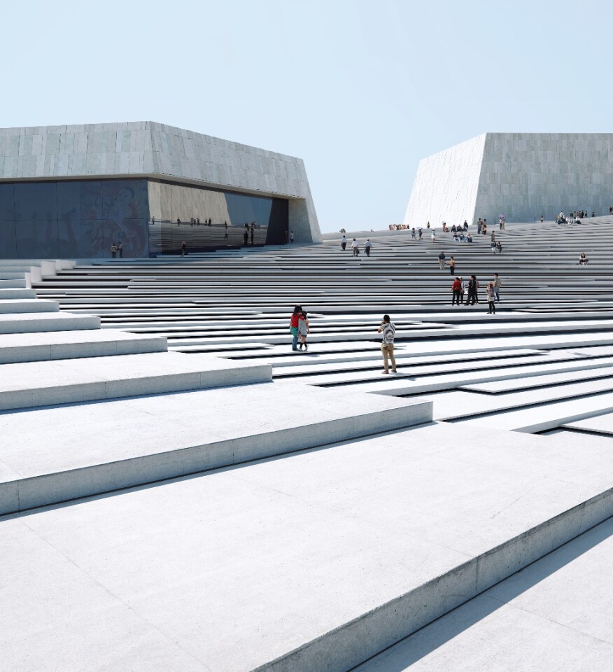 The Shanghai Grand Opera House's rooftop will host events and performances