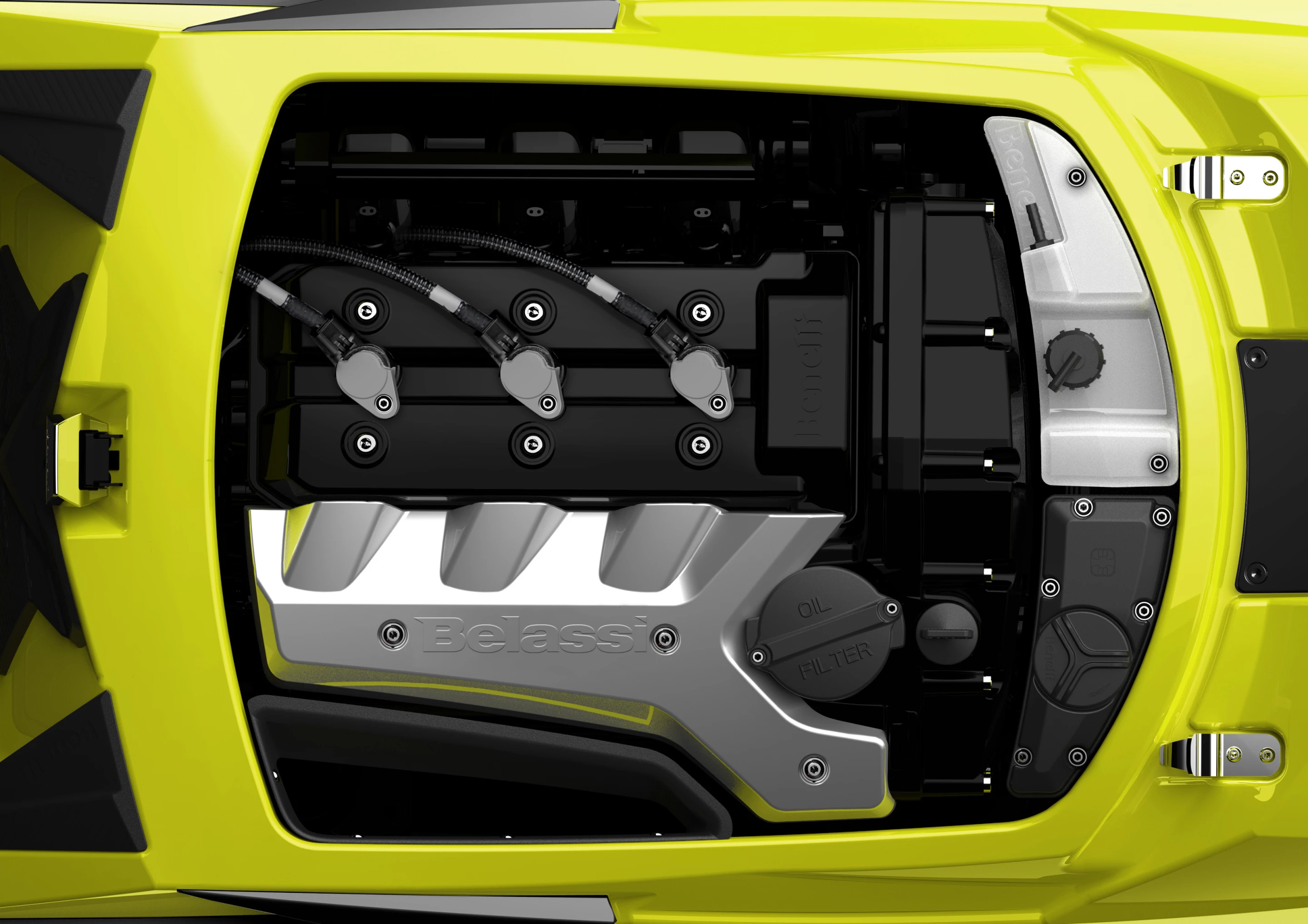 Belassi's marine-focused, 1602cc, 3-cylinder I3C16 engine