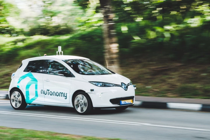 NuTonomy says it is the first and, to date, only private enterprise approved by the Singapore government to test autonomous vehicles on public roads