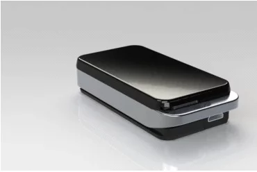 The iMpulse closes so you don't hit buttons by mistake