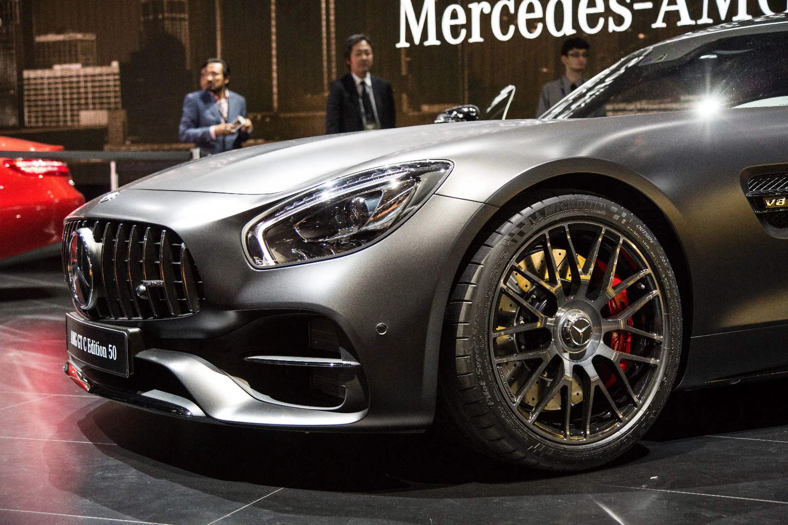The AMG GT C shares the GT line’s chassis and suspension system, with many major components being made of forged aluminum for lighter weight