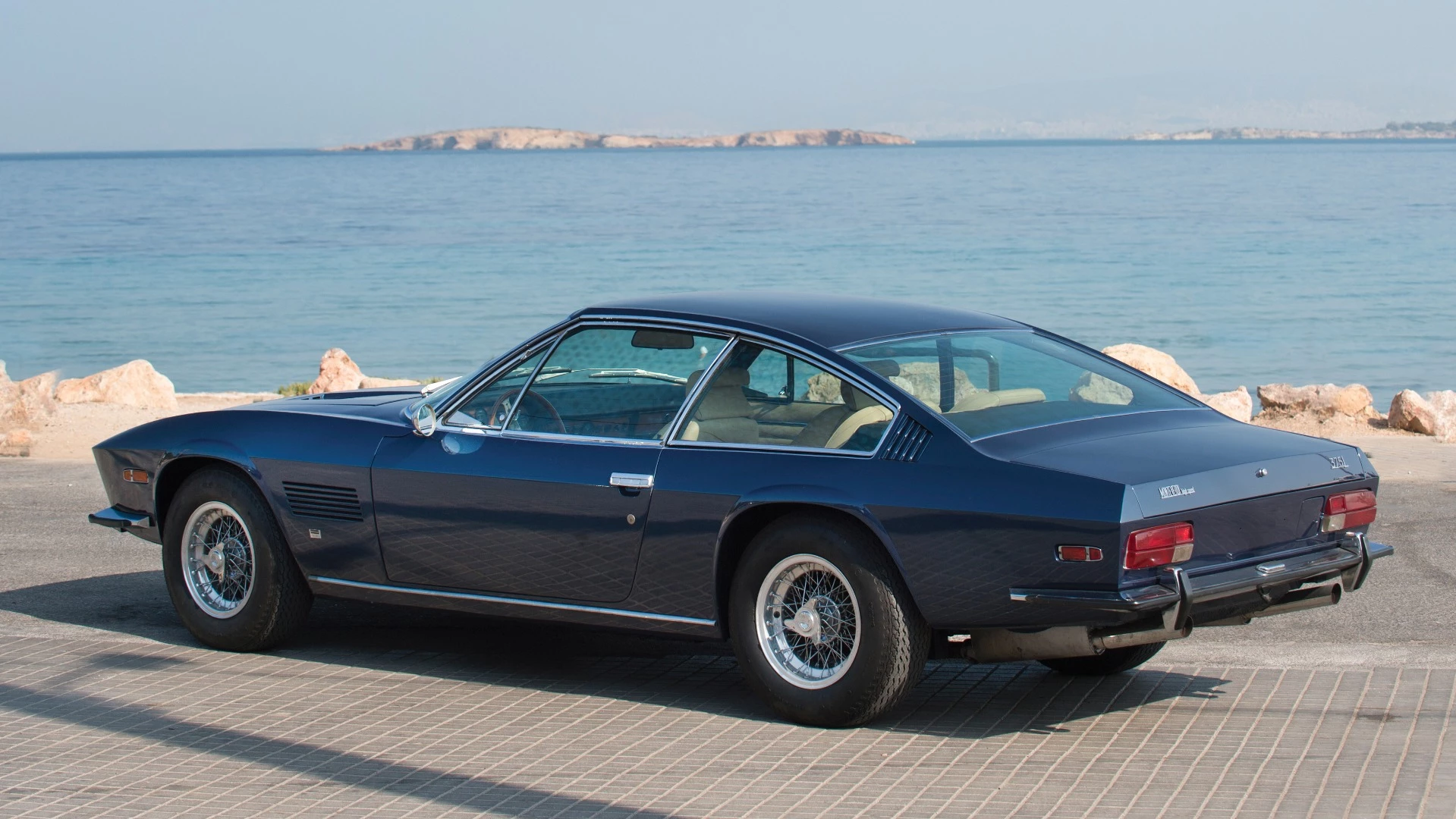 1972 Monteverdi 375L High Speed by Fissore | Winner: Goodwood Cartier Style et Luxe Concours d'Elegance | Owner: Colin Mullan from Middlesex, UK | Specifications: 7.2 litre V8 Chrysler engine • 375 horsepower • Chrysler torque flight automatic gearbox • Independent front suspension, rear suspension with De Dion tube • Disc brakes all round. Please note this is not Colin Mullan's car which won the Goodwood Cartier Style et Luxe Concours d'Elegance. This is a very similar car which was auctioned by RM-Sothebys and is used for illustration purposes only