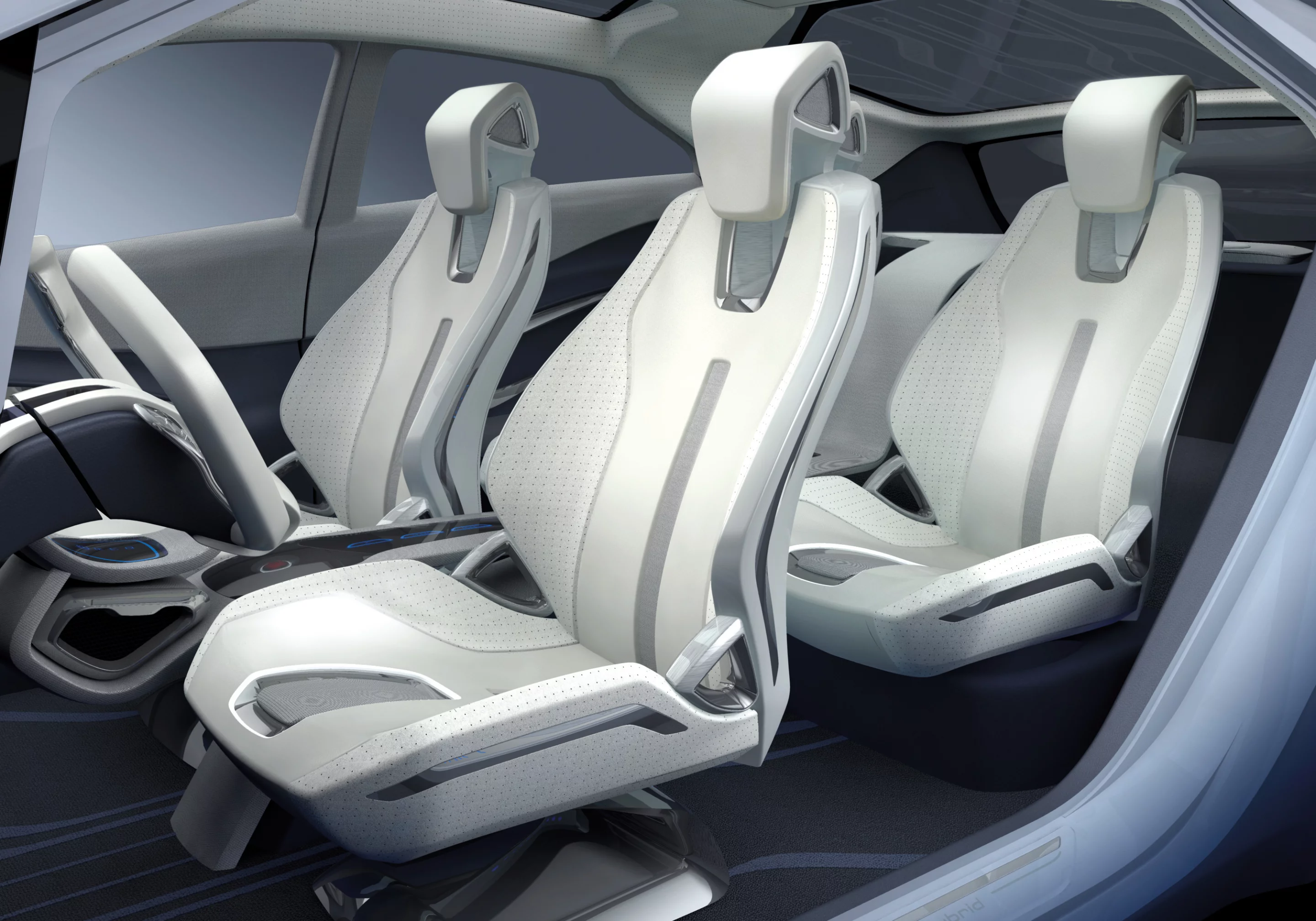 Hyundai's Blue Will plug-in hybrid concept.