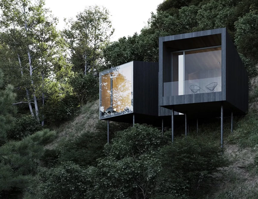 Rzhyshchiv cabins by SHOVK – Ukraine