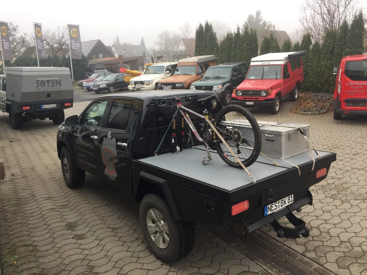 Fiftyten in full gear-hauling mode