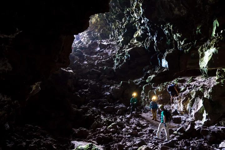 Lava tubes, such as these in the Canary Islands, could one day prove to be useful shelter for settlers on the Moon or Mars