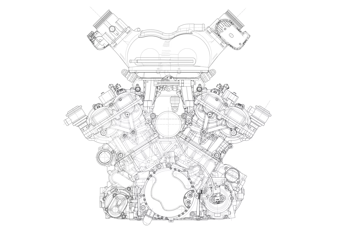 The T.50 V12 engine's crank is just 8.5 cm from the bottom of the motor