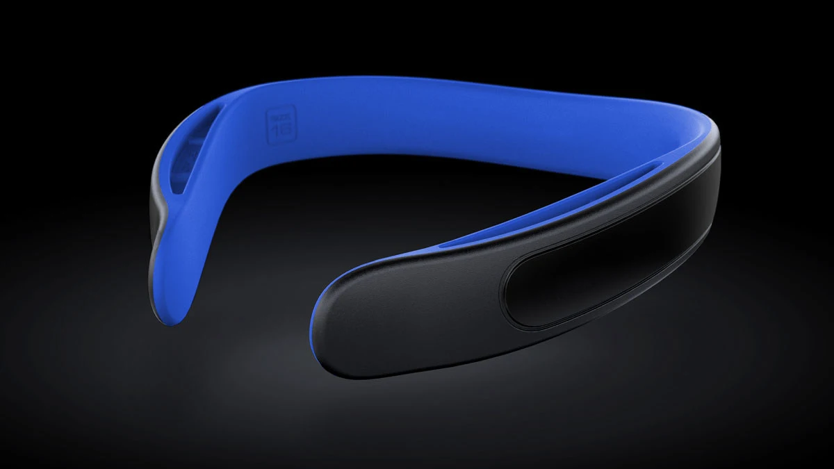 The neck band essentially makes the brain bigger, so it has less room to slosh around within the skull
