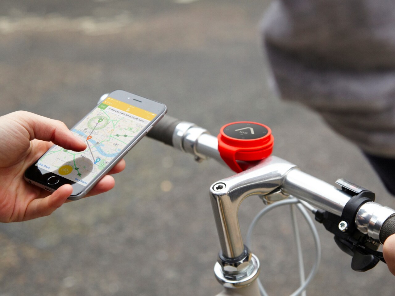 Users start by entering the location of their destination on the free Beeline app, on a paired smartphone