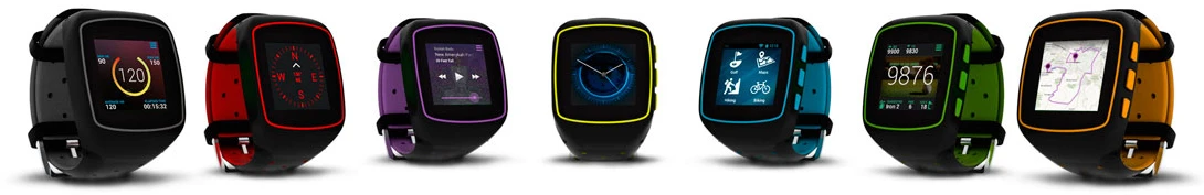 The WearIT smartwatch will come in a variety of colors