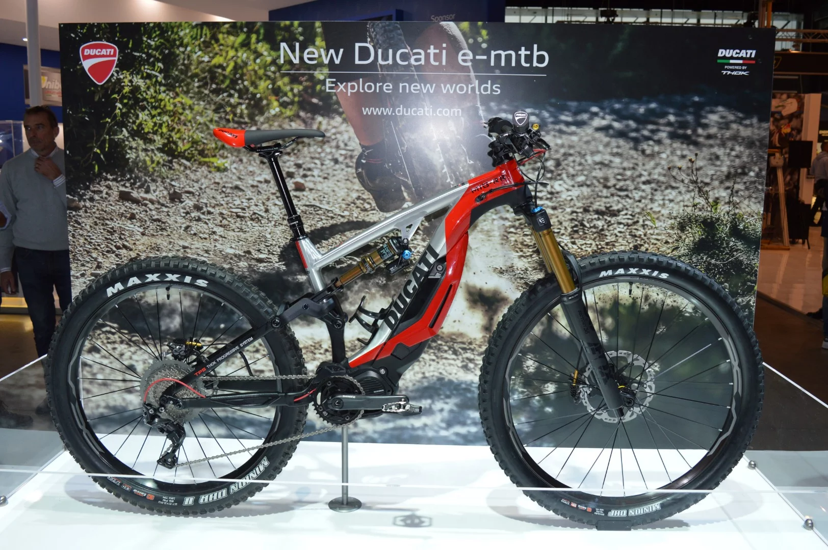 A few weeks before EICMA, Ducati revealed a new electric mountain bike, the MIG-RR