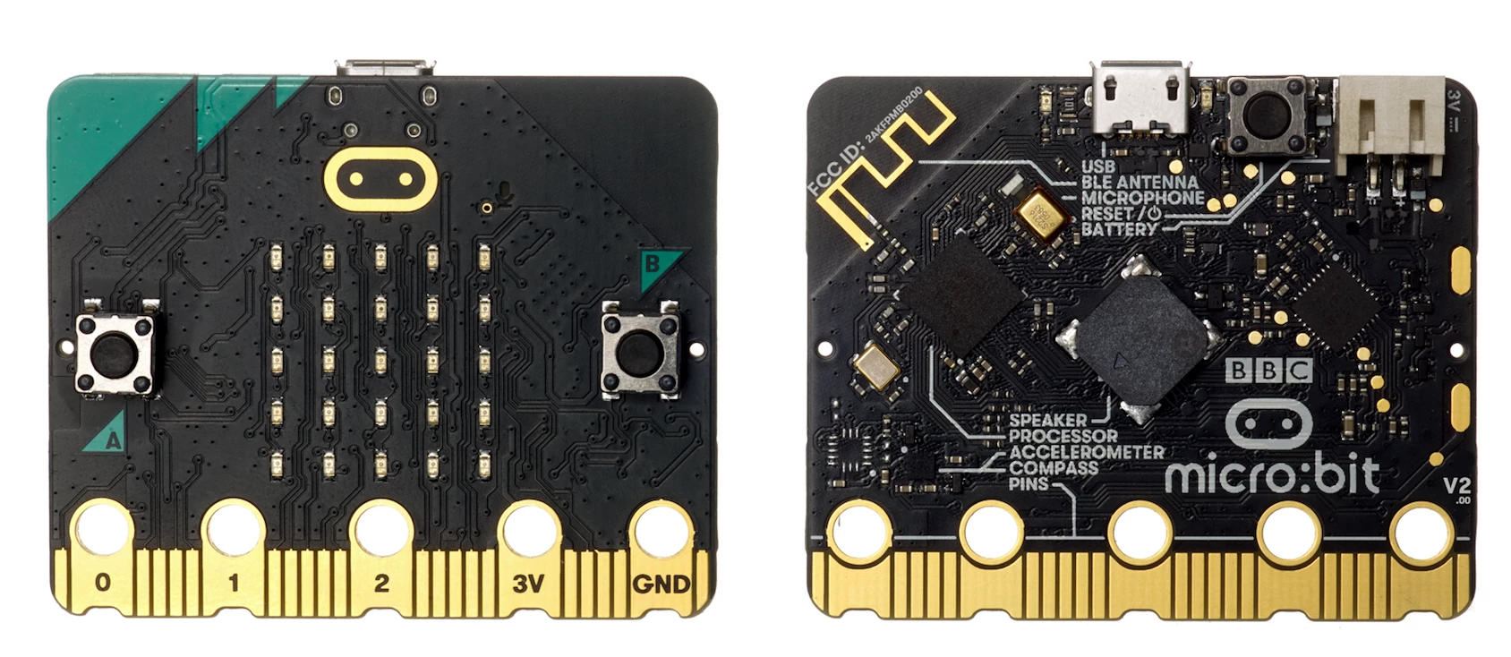 The logo to the top of the LED matric is now touch-enabled, and there's a power save button around back