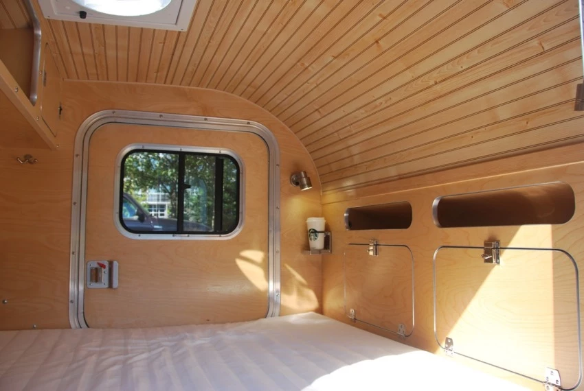 The High Camp trailer features birch plywood construction